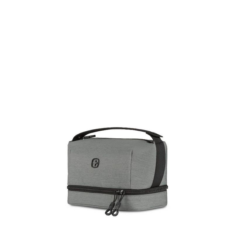 slide 2 of 10, SWISSGEAR Deluxe Travel Dopp Kit - Gray: Toiletry Organizer with Mesh Pocket, 1 ct