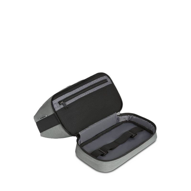 slide 6 of 10, SWISSGEAR Deluxe Travel Dopp Kit - Gray: Toiletry Organizer with Mesh Pocket, 1 ct