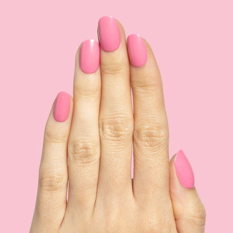 slide 3 of 4, Olive & June Fake Nails - S Round - Taffy - 32ct, 32 ct