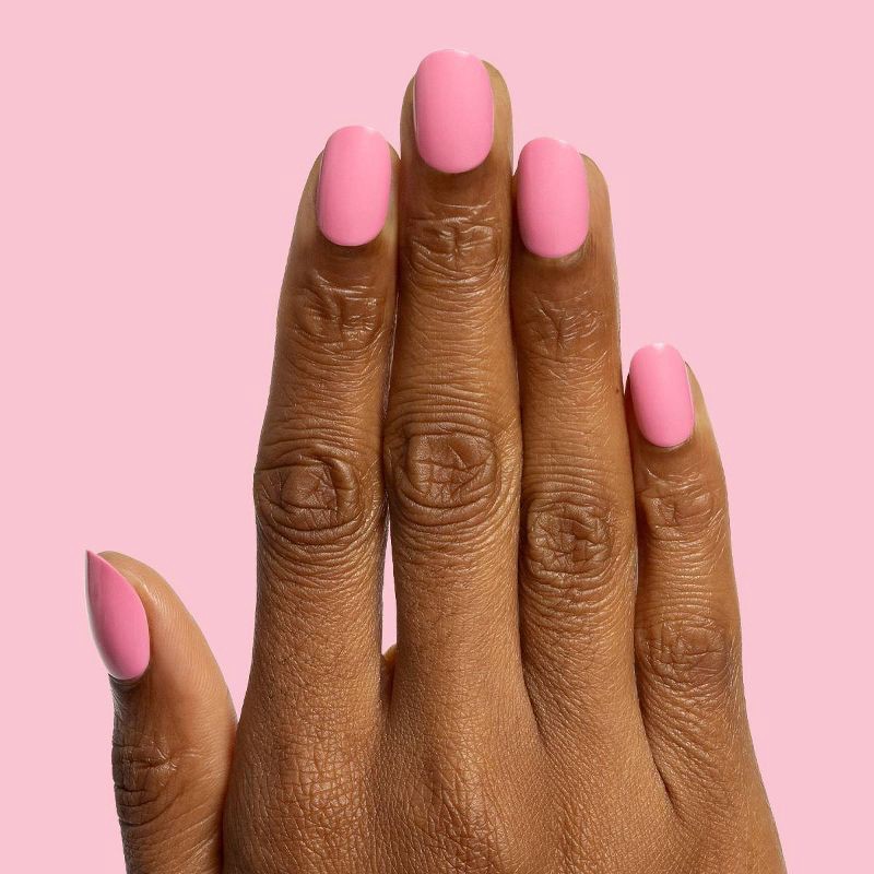 slide 2 of 4, Olive & June Fake Nails - S Round - Taffy - 32ct, 32 ct