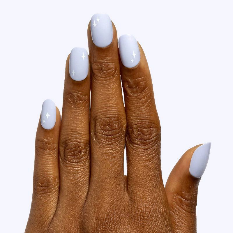 slide 2 of 4, Olive & June Fake Nails - S Round - Sparkle Accent - 32ct, 32 ct