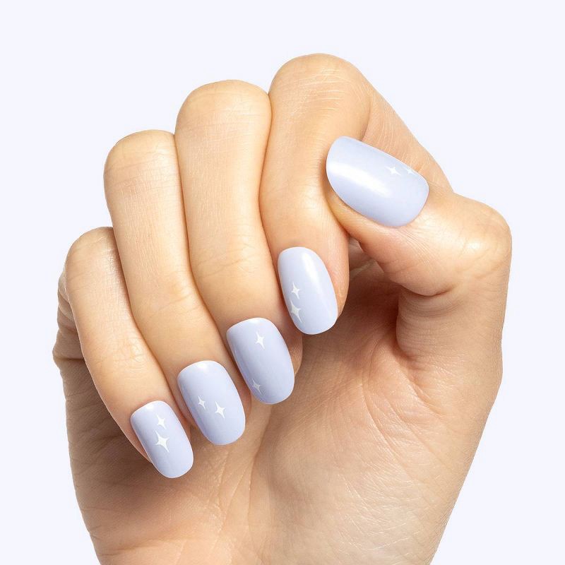 slide 4 of 4, Olive & June Fake Nails - S Round - Sparkle Accent - 32ct, 32 ct