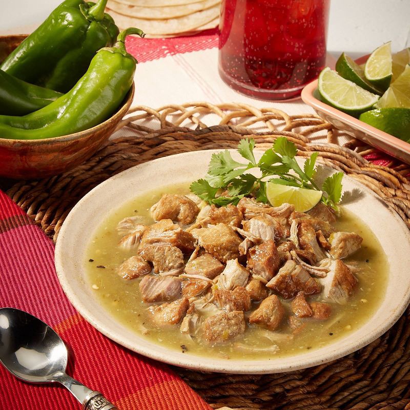 slide 2 of 8, Del Real Foods Pork Chile Verde - 12oz, 12 oz