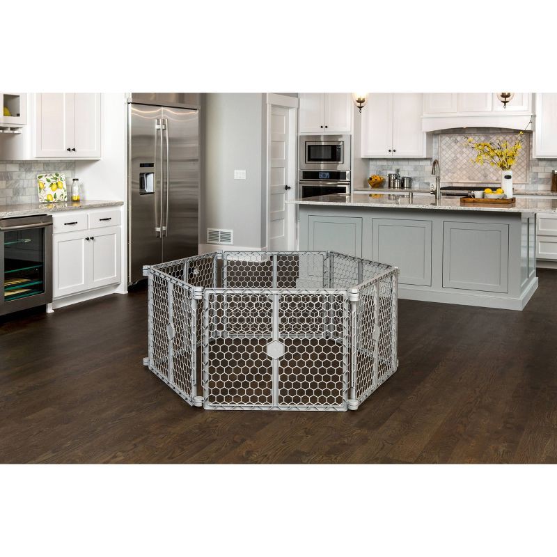 slide 3 of 5, Regalo 2-in-1 Play Yard and Baby Gate, 1 ct