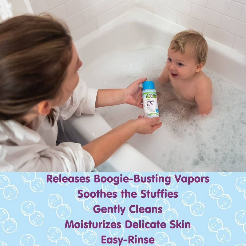slide 3 of 7, Boogie Vapor Soothing Minty Eucalyptus Bubble Bath - 10 fl oz, 10 fl oz