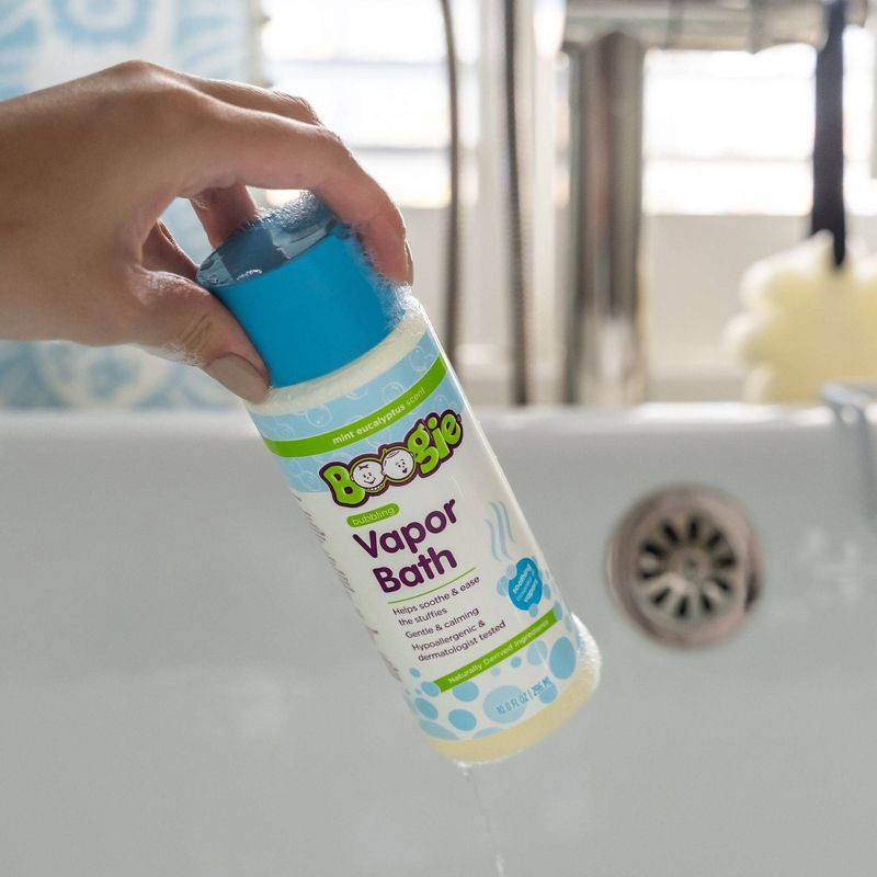 slide 5 of 7, Boogie Vapor Soothing Minty Eucalyptus Bubble Bath - 10 fl oz, 10 fl oz