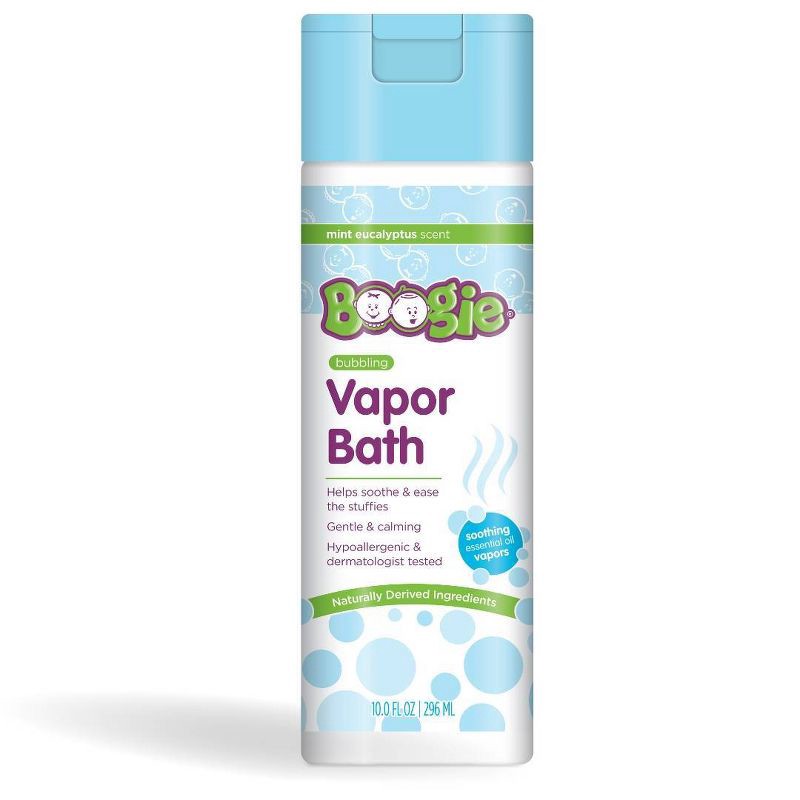 slide 1 of 7, Boogie Vapor Soothing Minty Eucalyptus Bubble Bath - 10 fl oz, 10 fl oz