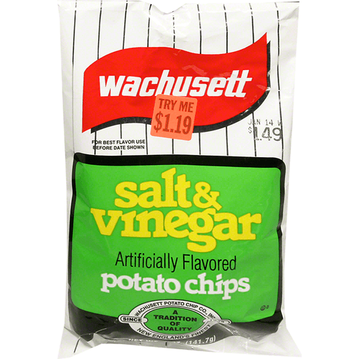slide 2 of 2, Wachusett Salt/Vinegar Chips, 5 oz