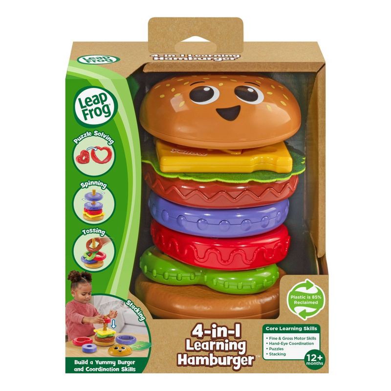 slide 7 of 8, LeapFrog 4-in-1 Learning Hamburger, 1 ct