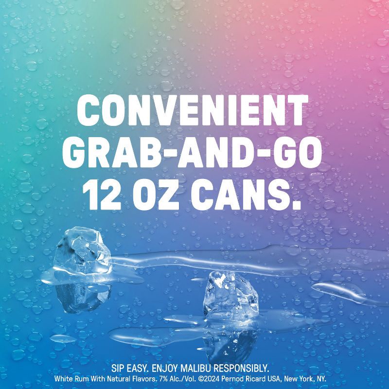 slide 3 of 10, Malibu Cocktails Variety Pack - 8pk/355ml Cans, 8 ct, 355 ml