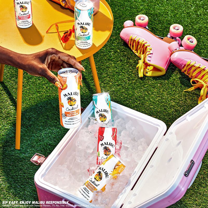 slide 10 of 10, Malibu Cocktails Variety Pack - 8pk/355ml Cans, 8 ct, 355 ml