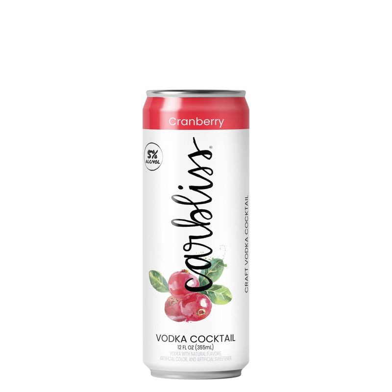 slide 5 of 6, Carbliss Vodka Variety Pack - 8pk/355ml Cans, 8 ct, 355 ml