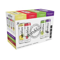 Carbliss Vodka Variety Pack - 8pk/355ml Cans