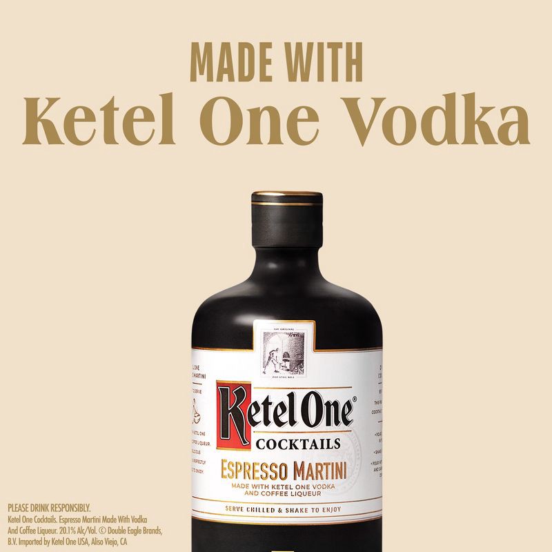 slide 5 of 8, Ketel One Espresso Martini Cocktail - 375ml Bottle, 375 ml
