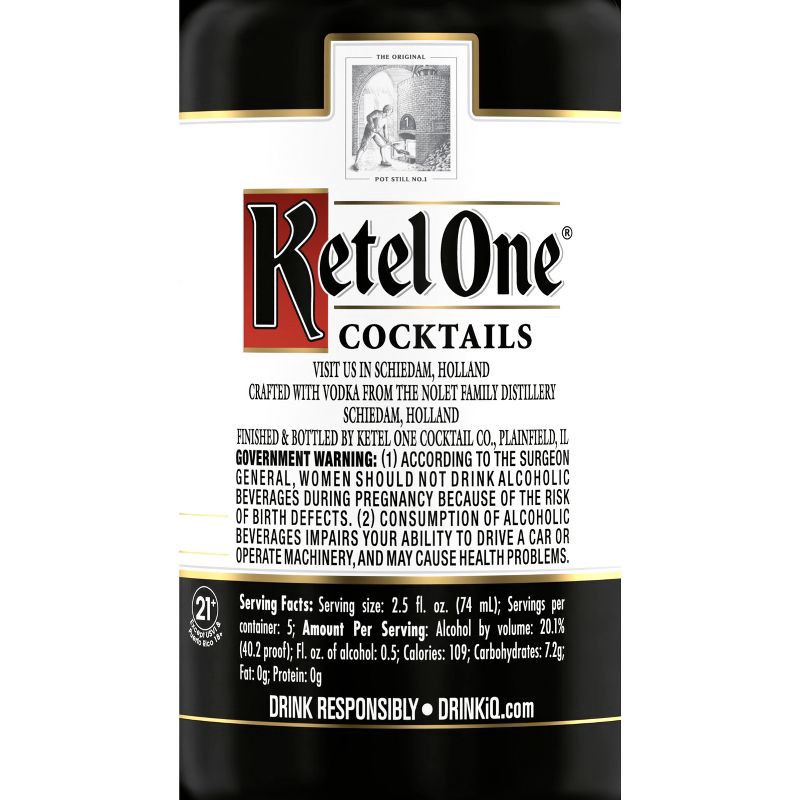 slide 6 of 8, Ketel One Espresso Martini Cocktail - 375ml Bottle, 375 ml