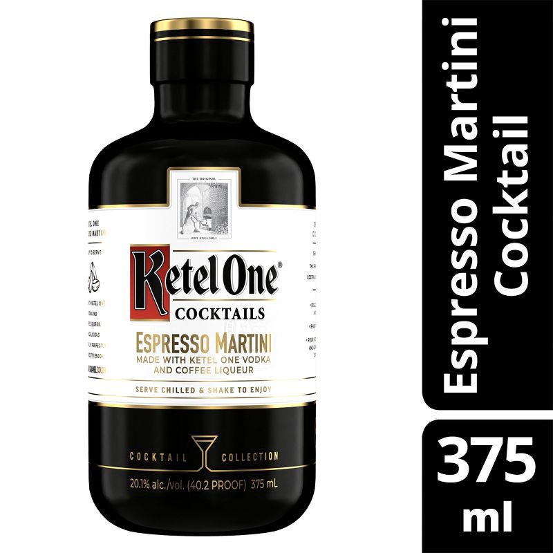 slide 7 of 7, Ketel One Espresso Martini Cocktail - 375ml Bottle, 375 ml