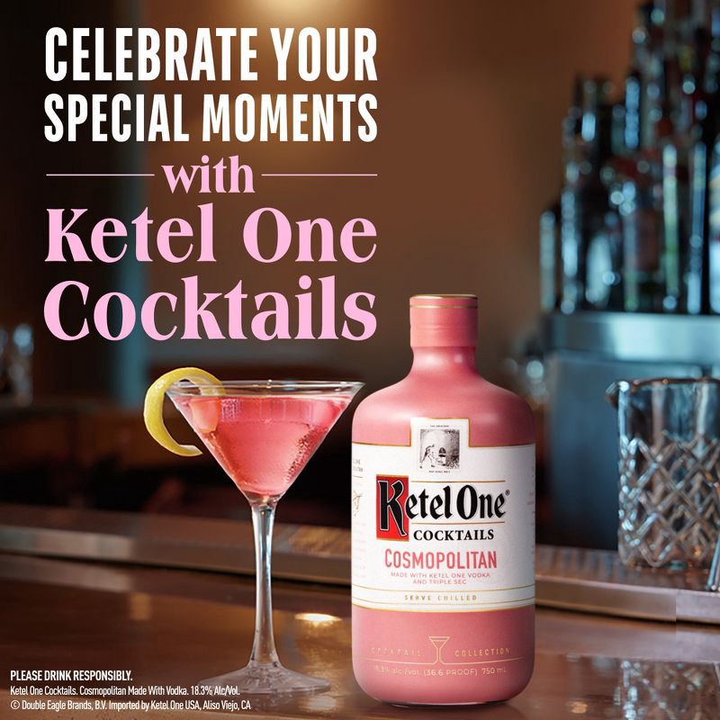 slide 3 of 8, Ketel One Cosmopolitan Cocktail - 375ml Bottle, 375 ml