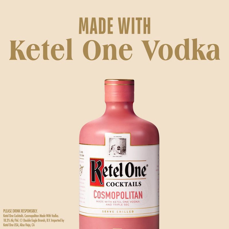 slide 5 of 8, Ketel One Cosmopolitan Cocktail - 375ml Bottle, 375 ml