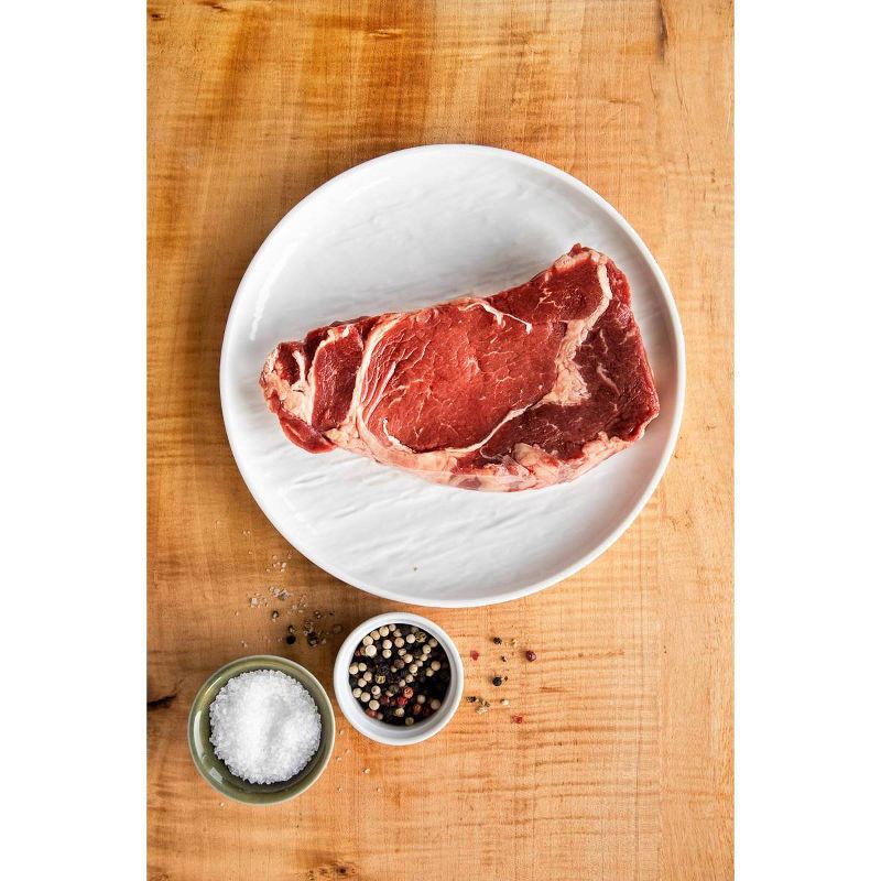 slide 3 of 4, Verde Farms Organic Grassfed Ribeye - 10oz, 10 oz