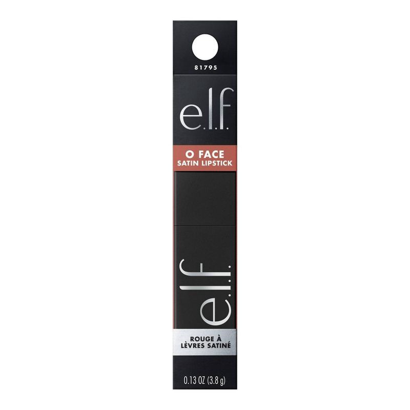 slide 11 of 12, e.l.f. O FACE Satin Lipstick - Limitless - 0.13oz, 0.13 oz