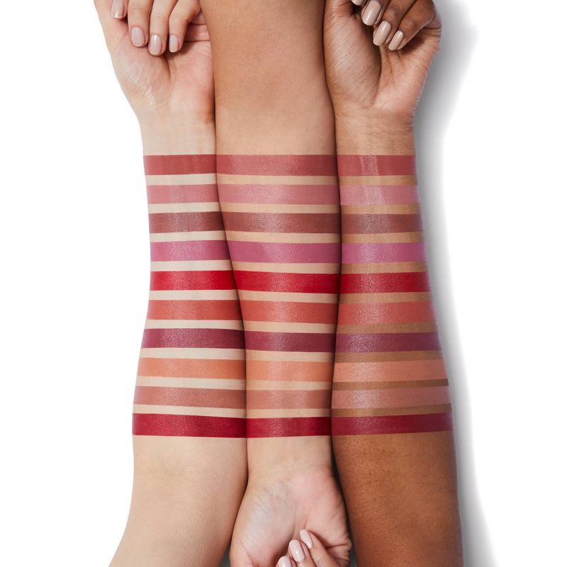 slide 4 of 12, e.l.f. O FACE Satin Lipstick - Smolder - 0.13oz, 0.13 oz