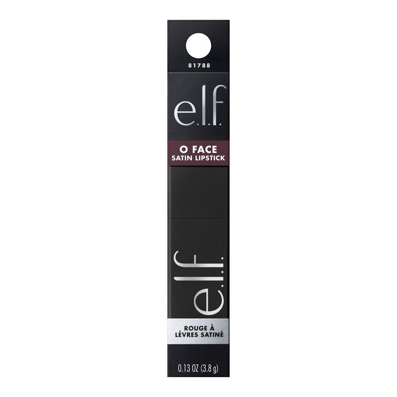 slide 11 of 12, e.l.f. O FACE Satin Lipstick - Smolder - 0.13oz, 0.13 oz
