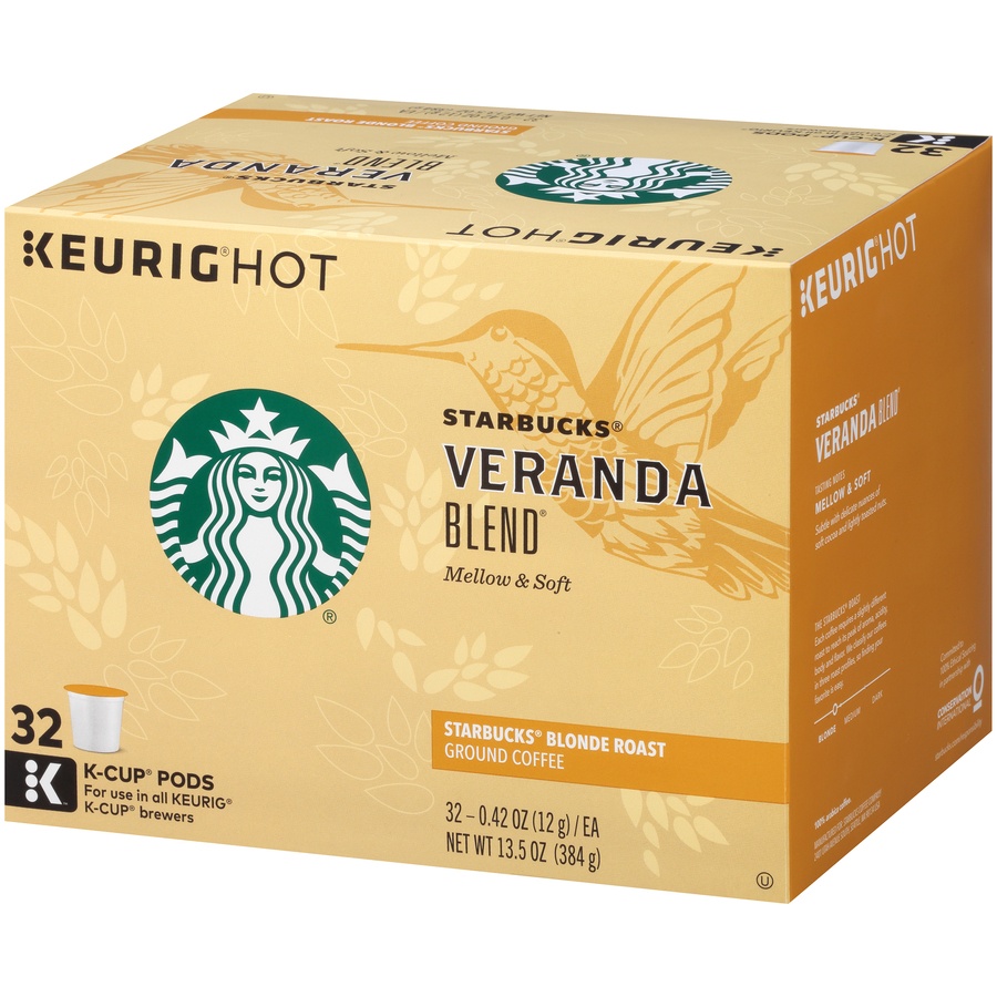 slide 3 of 7, Starbucks K-Cup Veranda Blend Blonde Roast - 32 ct, 32 ct