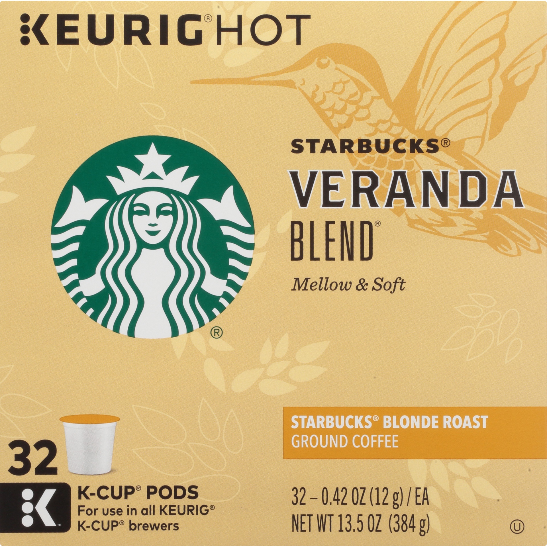 slide 5 of 7, Starbucks K-Cup Veranda Blend Blonde Roast - 32 ct, 32 ct