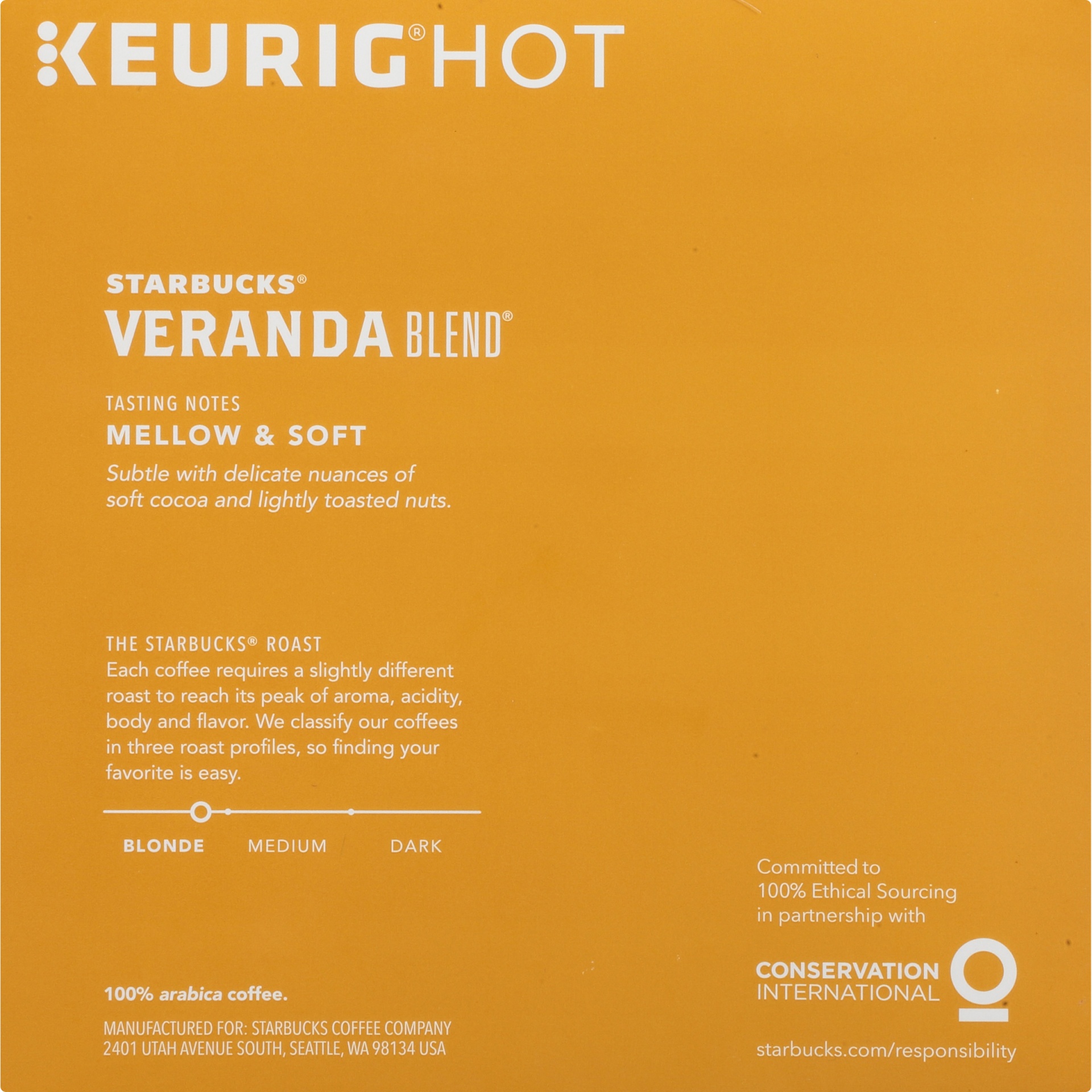 slide 6 of 7, Starbucks K-Cup Veranda Blend Blonde Roast - 32 ct, 32 ct