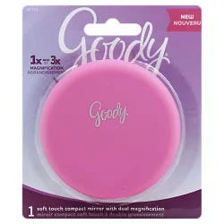 Goody Compact Mirror Soft Touch With Dual Magnification - Each
