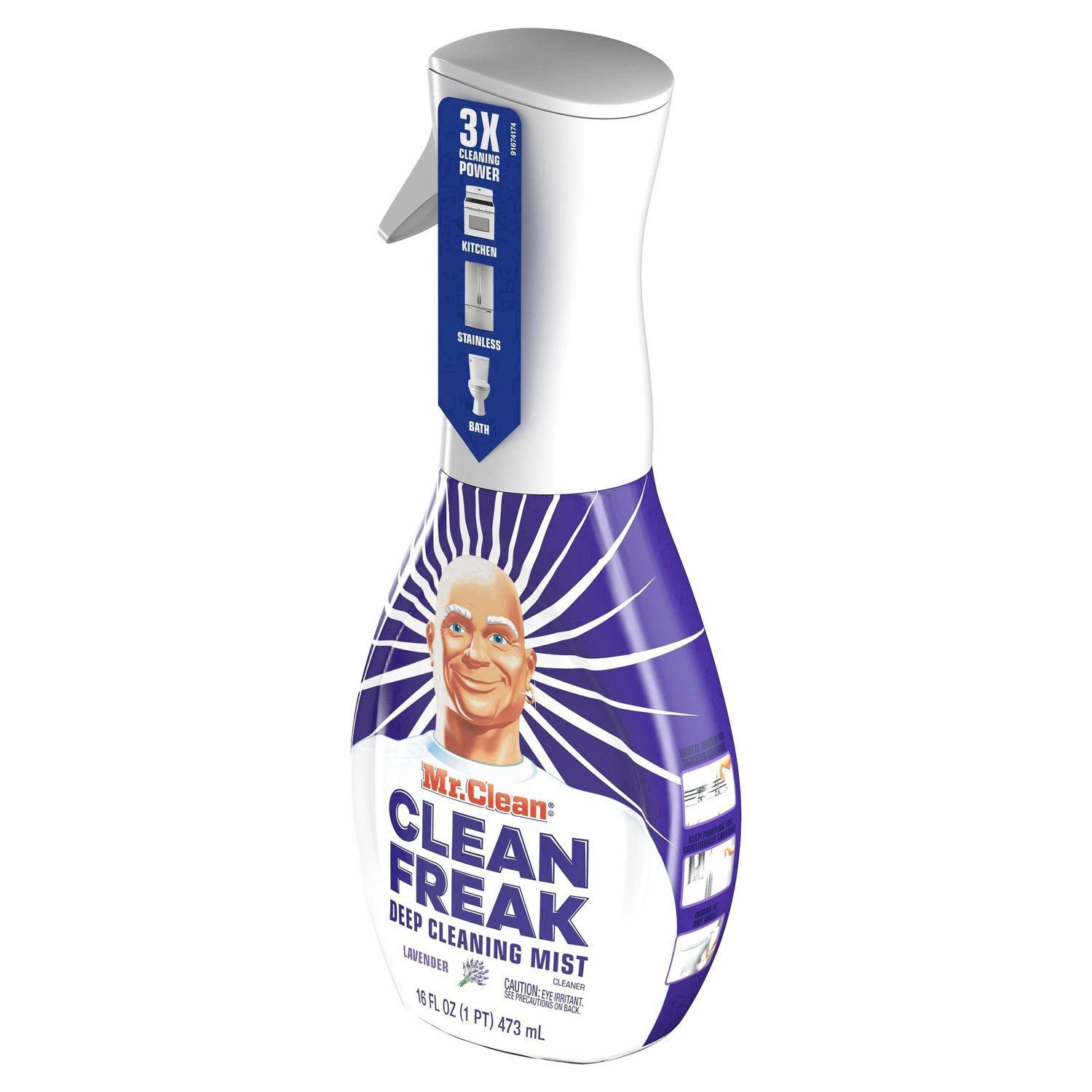 slide 90 of 136, Mr. Clean Clean Freak Deep Cleaning Mist Lavender Cleaner 16 oz, 16 oz