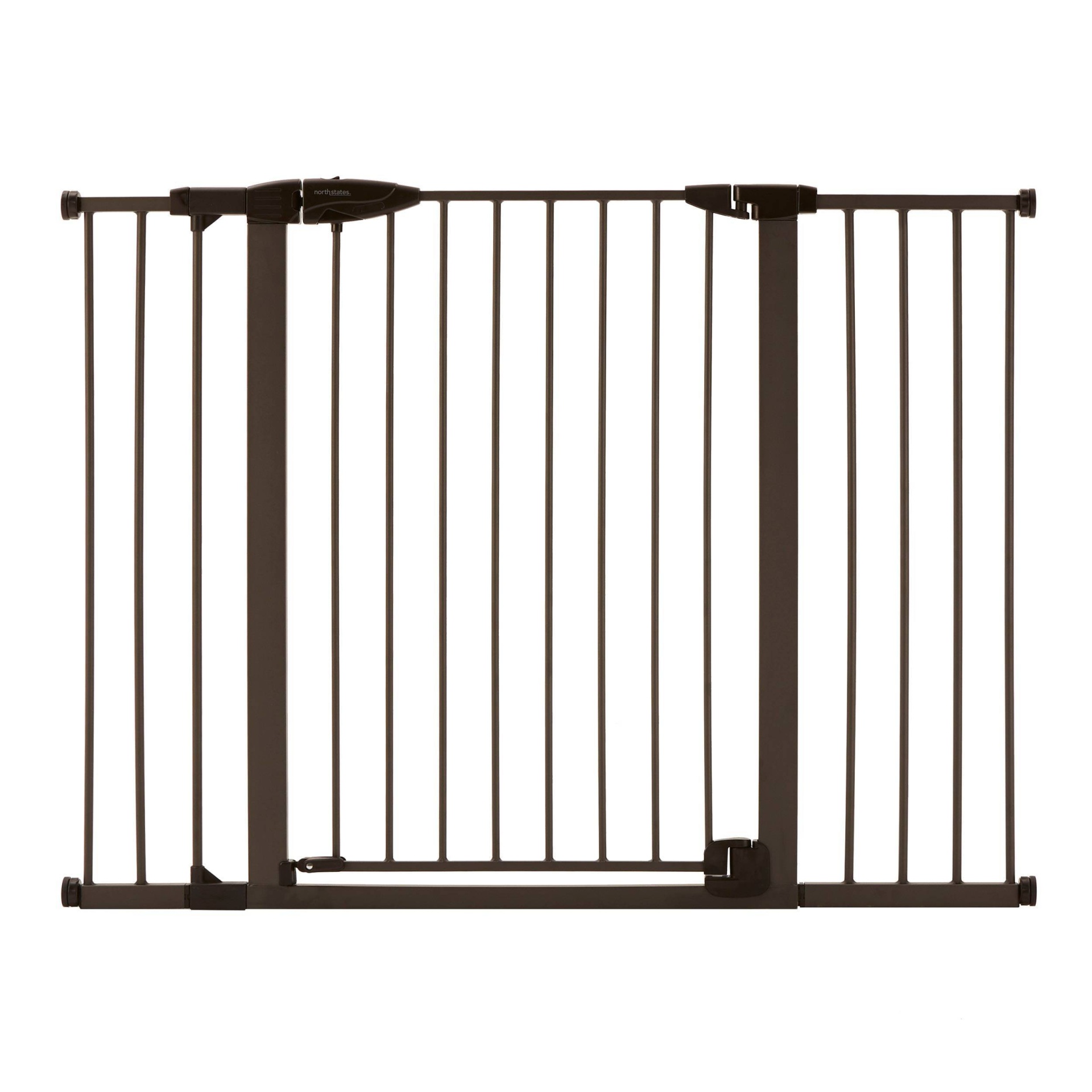 slide 1 of 5, Toddleroo by North States Riverstone Extra Tall And Wide Baby Gate - Graphite - 29.75'';-52''; Wide, 1 ct