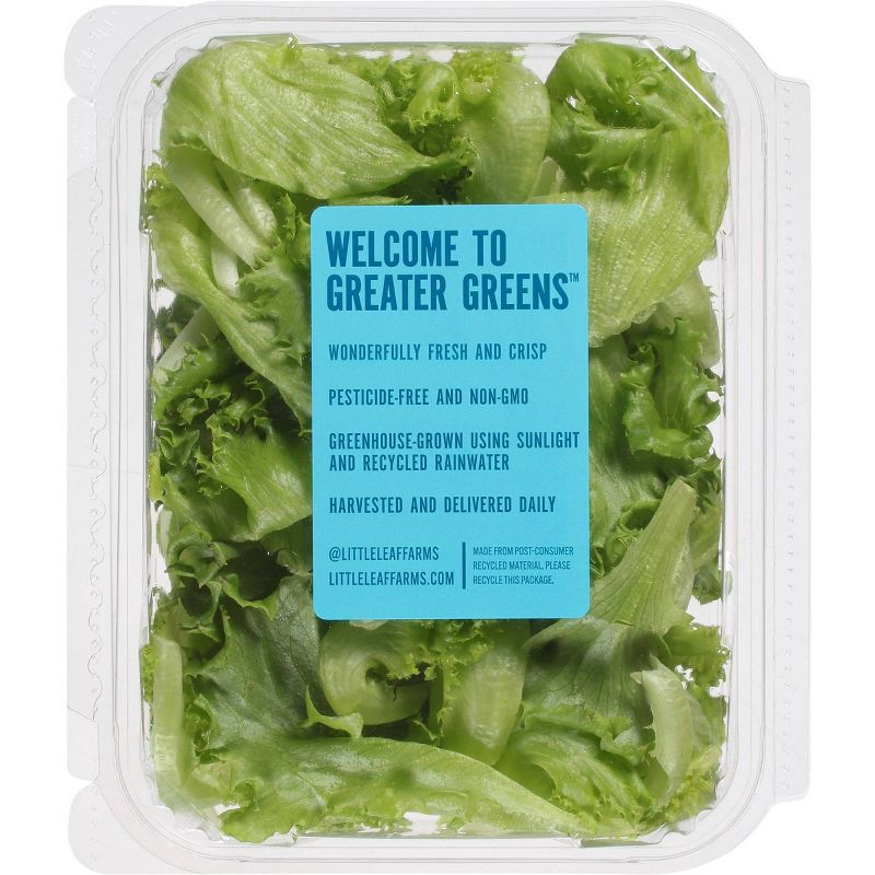 slide 2 of 5, Little Leaf Farms Baby Crispy Green Leaf Lettuce - 4oz, 4 oz