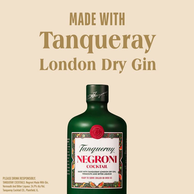 slide 6 of 9, Tanqueray Ready To Drink Negroni Cocktail - 375ml Bottle, 375 ml