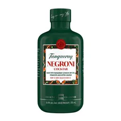 Tanqueray Ready To Drink Negroni Cocktail - 375ml Bottle