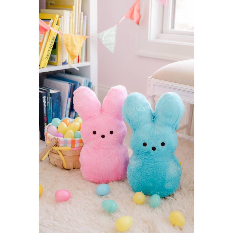 slide 4 of 4, Peeps 17" Easter Rabbit Plush Blue, 1 ct