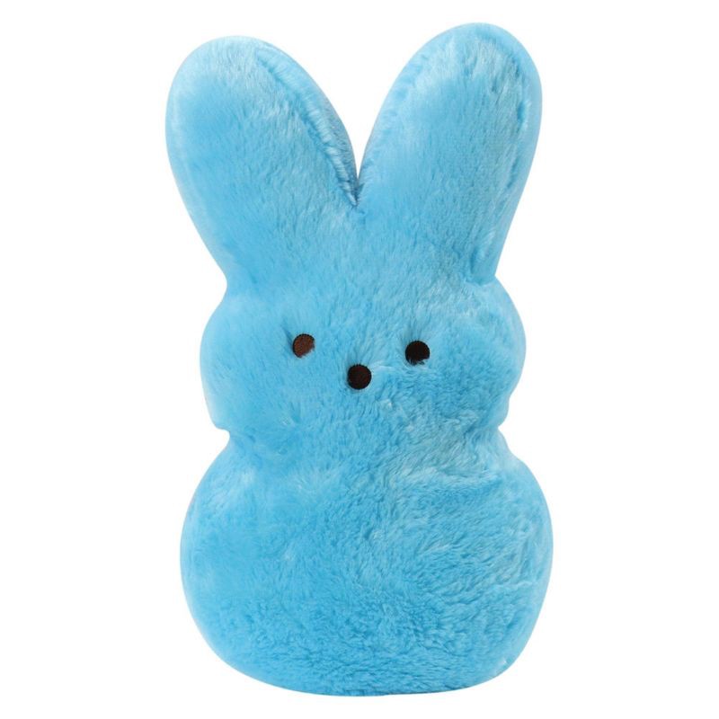 slide 1 of 4, Peeps 17" Easter Rabbit Plush Blue, 1 ct