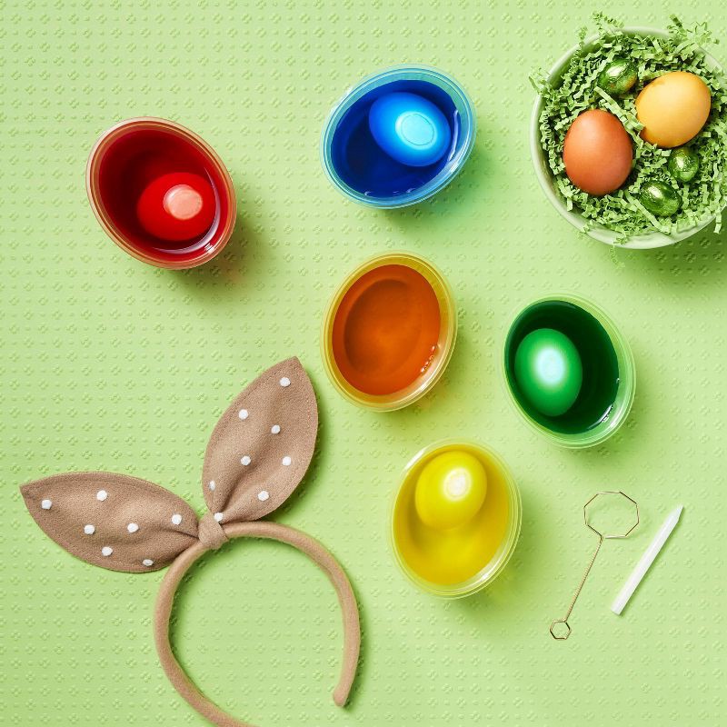 slide 2 of 3, 12pc Easter Egg Coloring Cup Basic - Spritz™, 12 ct