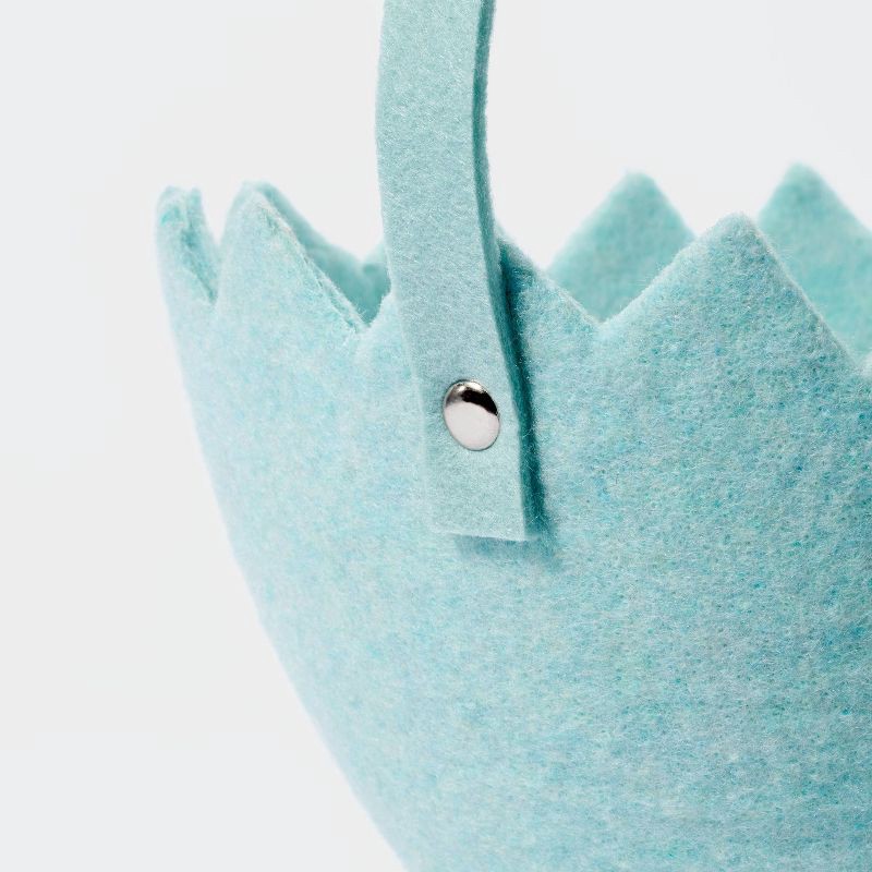 slide 2 of 3, Easter Figural Egg Basket Blue - Spritz™, 1 ct