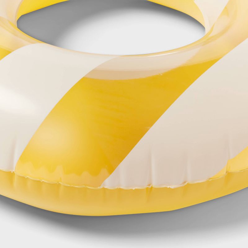 slide 4 of 5, 31" Inflatable Swim Tube Yellow - Sun Squad™, 1 ct