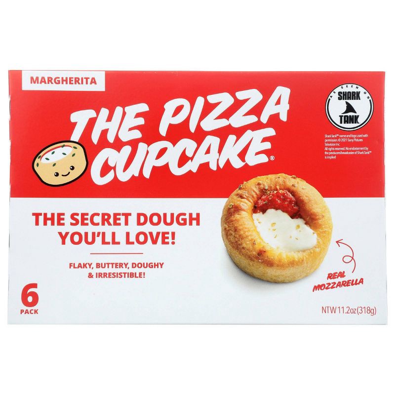 slide 3 of 13, The Pizza Cupcake Frozen Margherita - 6ct/11.2oz, 6 ct; 11.2 oz