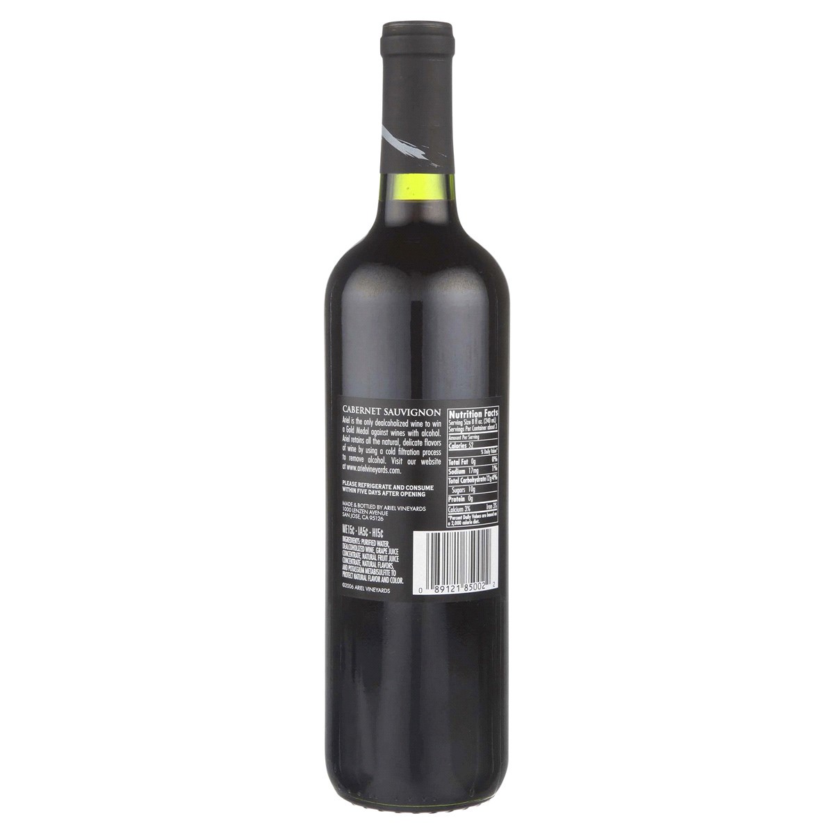 slide 2 of 2, Ariel Cabernet Sauvignon 25.4 fl oz, 25.4 fl oz