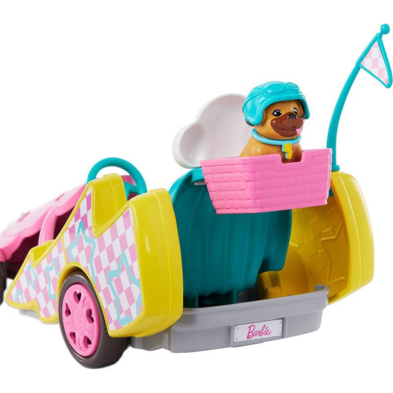 slide 5 of 6, Barbie Stacie Racer Doll with Go-Kart Toy Car, Dog, Accessories, & Sticker Sheet (Target Exclusive), 1 ct