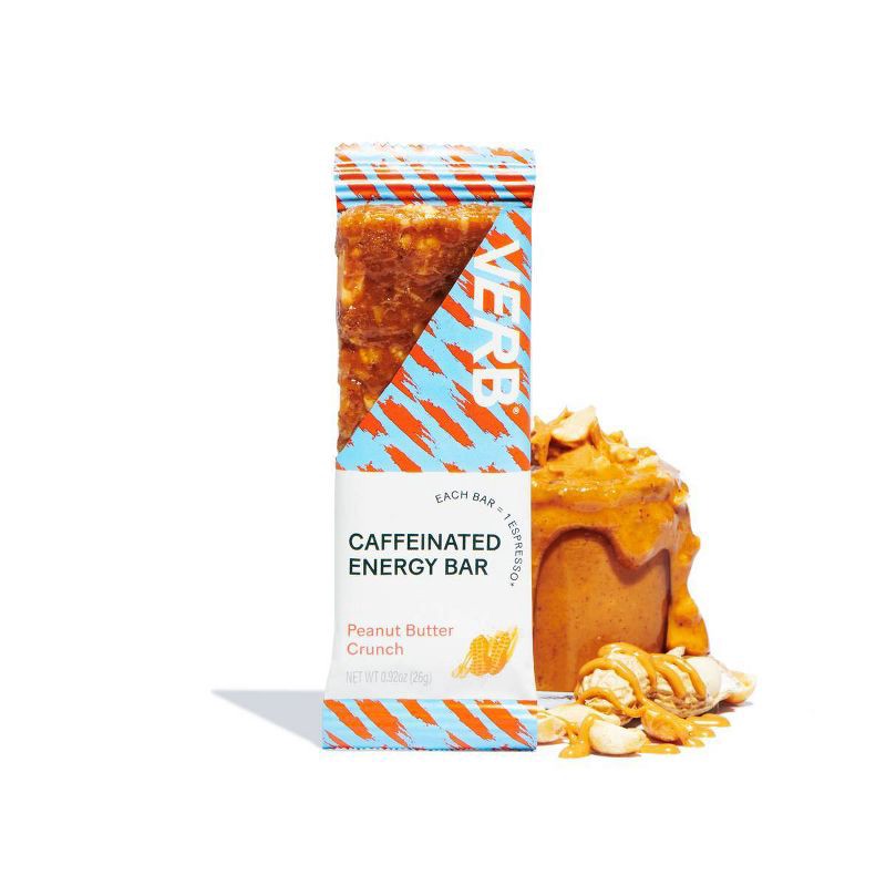 slide 2 of 5, Verb Energy Verb Caffeinated Energy Bars - Peanut Butter Crunch - 5ct/4.6oz, 5 ct, 4.6 oz