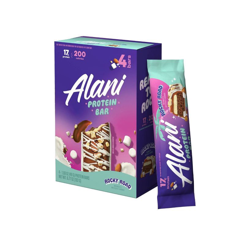 slide 2 of 2, Alani Nu Alani Protein Bars Rocky Road - 4ct/6.49oz, 4 ct, 6.49 oz