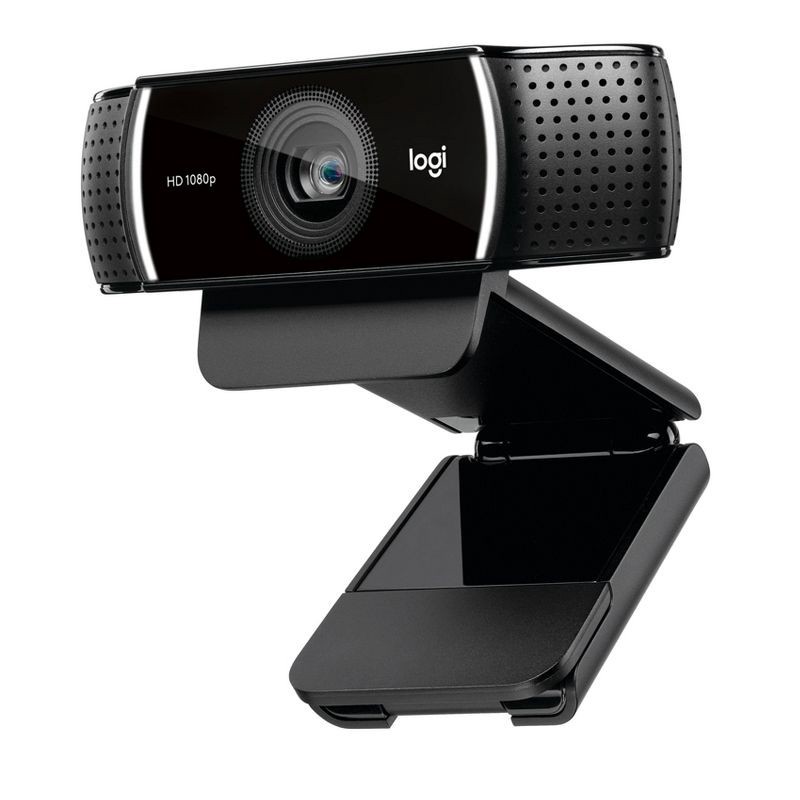 slide 1 of 7, Logitech 1080p Pro Stream Webcam - Black, 1 ct
