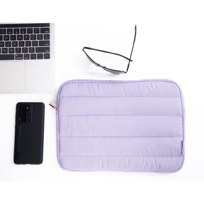 slide 4 of 4, Dabney Lee 14" Laptop Sleeve-Lilac Purple, 1 ct