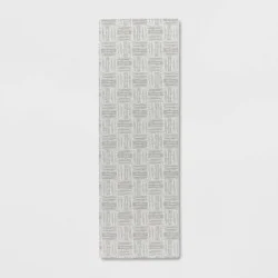 1'6"x5" Rareta Lines Comfort Runner Mat - Threshold™: Skid-Resistant Kitchen Floor Mat, Indoor Use, Abstract Pattern