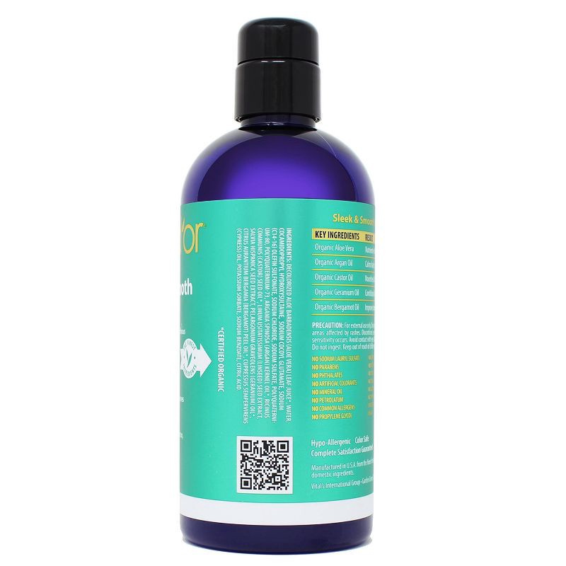 slide 2 of 4, Pura d'or Sleek & Smooth Shampoo - 16 fl oz, 16 fl oz