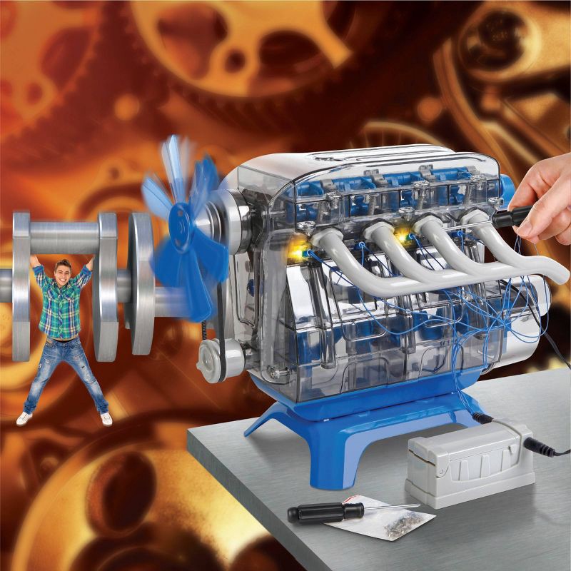 slide 2 of 8, Discovery Kids Discovery #Mindblown DIY Toy Model Engine Kit, 1 ct